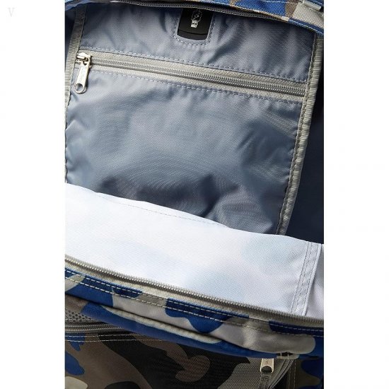 L.L.Bean Kids Deluxe Backpack Print Ocean Blue Camo ID-fxYKK16Q