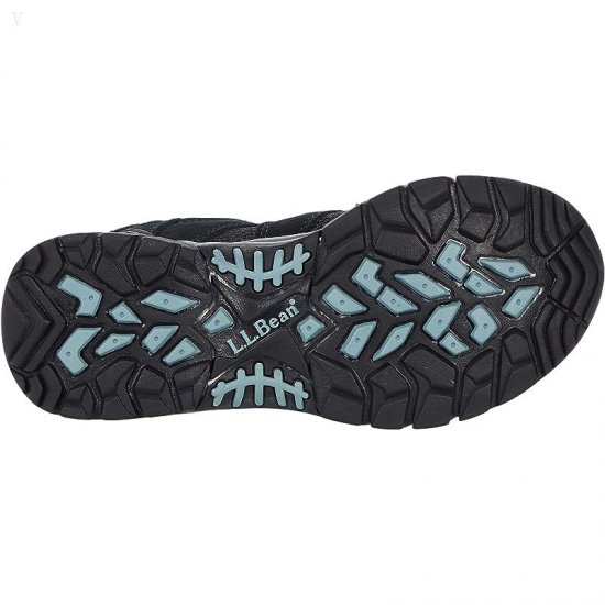 L.L.Bean Trail Model Hiker Water Resistant (Toddler/Little Kid/Big Kid) Black/Silver Blue ID-um4oPs3N