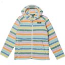 L.L.Bean Mountain Classic Fleece Hooded Print (Little Kids) Cream Multi Stripe ID-PFsMw6h2