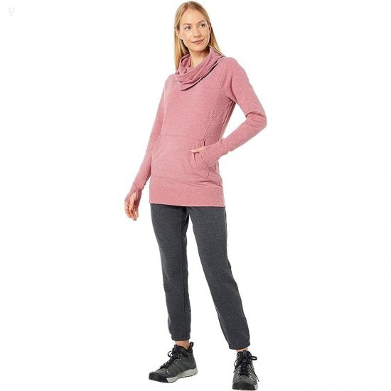 L.L.Bean Bean\'s Cozy Pullover Dark Plum Rose Heather ID-yzh0xPi5
