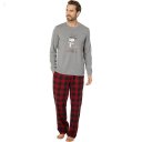 L.L.Bean L.L.Bean x Peanuts Camp Pajama Set Snoopy Deep Red Buffalo ID-An8pGYw4