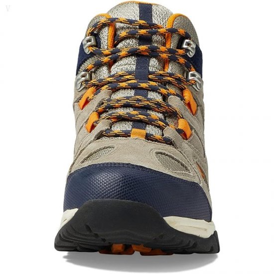L.L.Bean Trail Model Hiker Water Resistant (Toddler/Little Kid/Big Kid) River Rock/Classic Navy ID-Nc2cdwgI