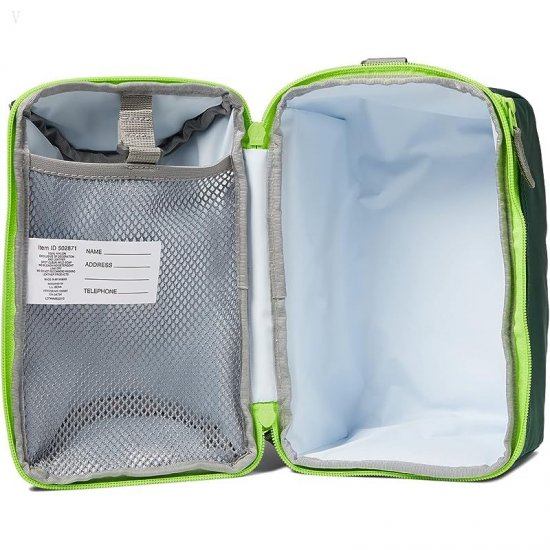 L.L.Bean Flip Top Lunch Box III Camp Green/Citron ID-fS21en2K