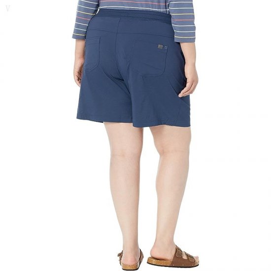 L.L.Bean Plus Size Vista Camp Shorts 7\\ Nautical Navy ID-YfSawX3c
