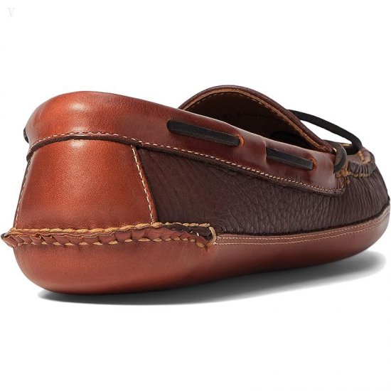 L.L.Bean Bison Double Sole Slipper Leather Lined Raisin ID-BGPfipm8