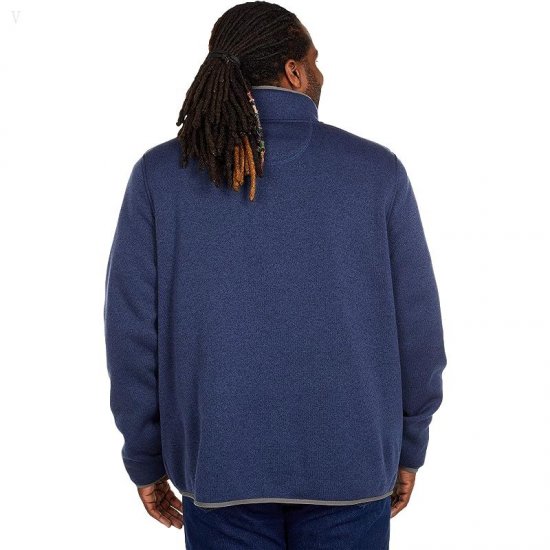 L.L.Bean Sweater Fleece Pullover - Tall Bright Navy ID-yVbWFEgz
