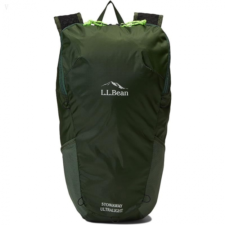 L.L.Bean Stowaway Ultralight Day Pack Deep Loden ID-hEYA5U1T - Click Image to Close