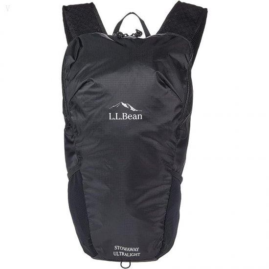 L.L.Bean Stowaway Ultralight Day Pack Black ID-CRXNvg8X