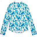L.L.Bean Wicked Warm Midweight Underwear Top Print (Big Kids) Astral Blue Geo ID-54CmuMob