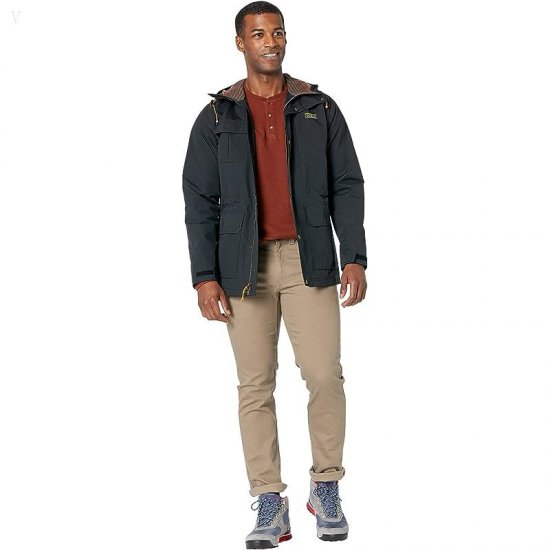 L.L.Bean Mountain Classic Water Resistant Jacket Black ID-X0svNTUk