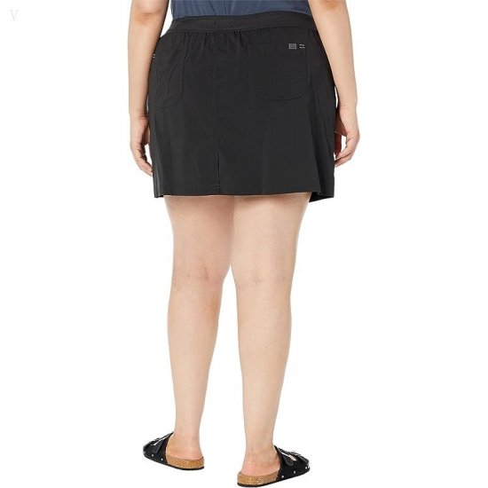 L.L.Bean Plus Size Vista Camp Skort Classic Black ID-7mYN418c