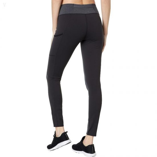 L.L.Bean Boundless Performance Pocket Tights Color-Block Charcoal Heather/Classic Black ID-knWbJVCP