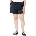 L.L.Bean Plus Size BeanSport Pull-On Shorts Black ID-reK8j71z