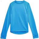 L.L.Bean Wicked Warm Midweight Underwear Top (Big Kids) Cobalt Sea ID-4t5iYACJ