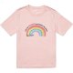 L.L.Bean Graphic Tee Glow in the Dark (Big Kids) Blush Rainbow ID-z78S7Zss