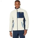 L.L.Bean Mountain Classic Windproof Fleece Jacket Natural/Nautical Navy ID-YBQtXr3U