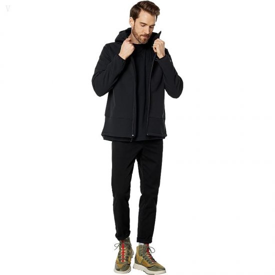 L.L.Bean Storm Fleece Pro Hoodie Black ID-S3l6XJcX