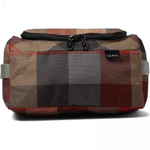 L.L.Bean Personal Organizer Toiletry Kit Print Apple Cinnamon ID-h9ivy8lO