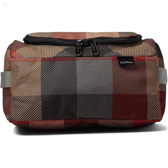 L.L.Bean Personal Organizer Toiletry Kit Print Apple Cinnamon ID-h9ivy8lO