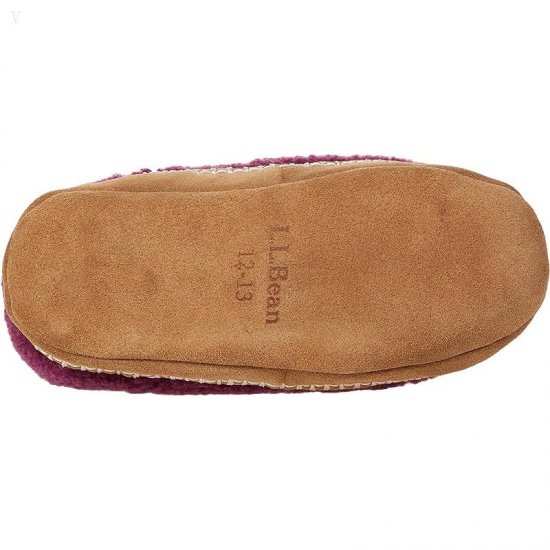 L.L.Bean Cozy Slipper Bootie (Toddler/Little Kid/Big Kid) Plum Grape ID-UD2vHStc