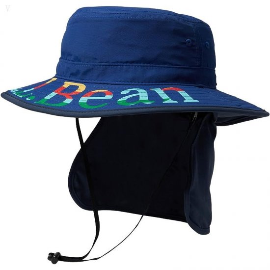 L.L.Bean Sun Shade Bucket Hat (Little Kids/Big Kids) Indigo Ink/Nautical Navy ID-g9phwg0G