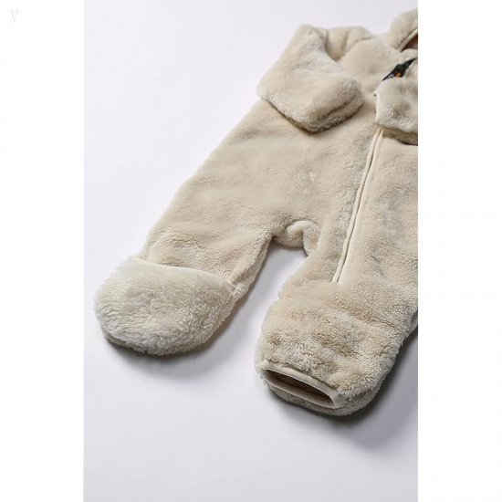 L.L.Bean Hi-Pile Fleece Bunting (Infant) Natural ID-wJBCIIye