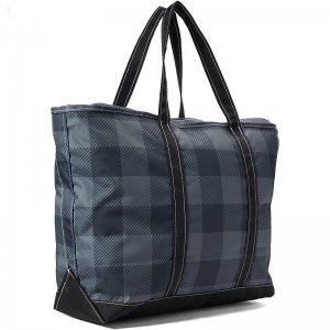 L.L.Bean Everyday Lightweight Tote Plaid Large Shale Grey Buffalo Plaid ID-epbYFaGo