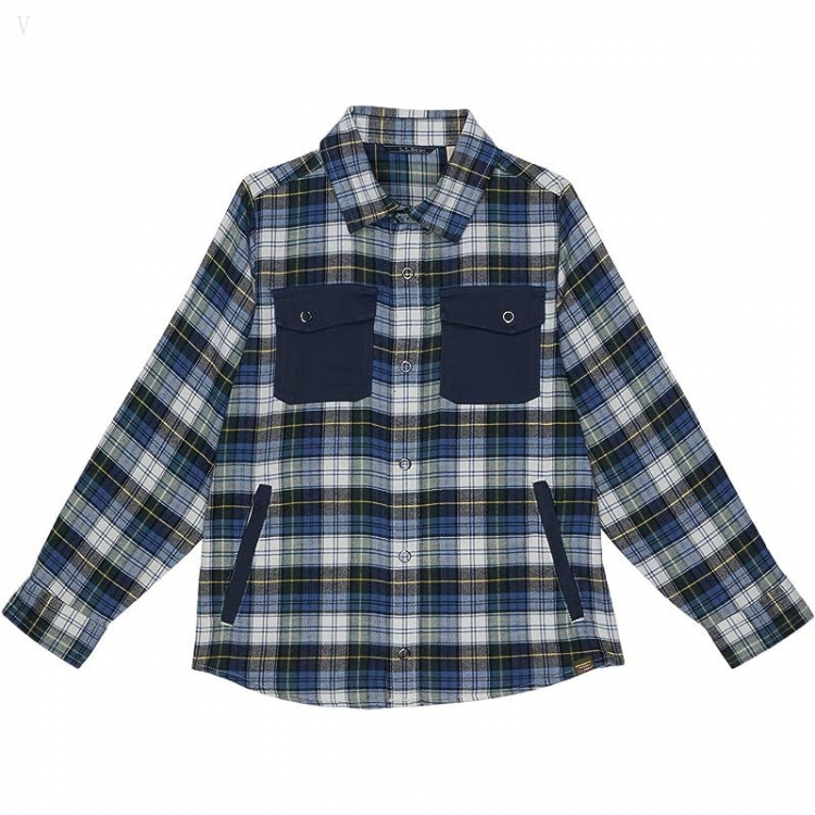 L.L.Bean Beanflex All-Season Flannel Shirt (Little Kids) Vintage Tartan ID-fJuKQY1h - Click Image to Close