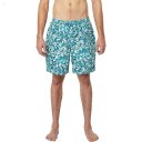 L.L.Bean Vacationland Stretch Swim Trunks 2.0 Printed Deep Azure Leaves ID-j3alinr6