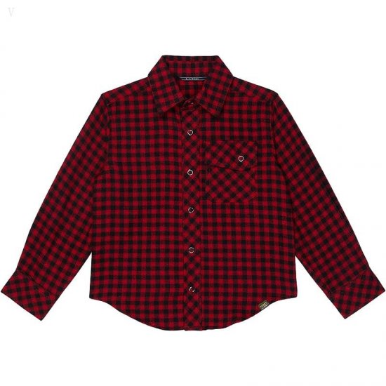 L.L.Bean Flannel Shirt (Big Kids) Classic Red ID-cDOVZFE8