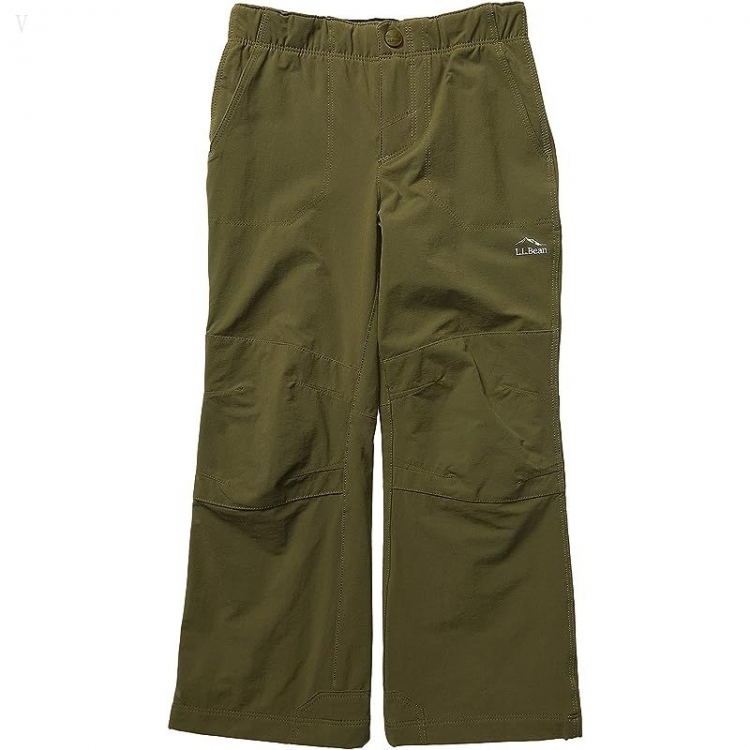L.L.Bean Cresta Hiking Pants Lined (Little Kids) Kelp Green ID-mqLd0fjz - Click Image to Close
