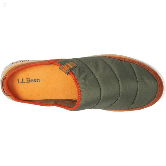 L.L.Bean Mountain Classic Quilted Slide Adobe/Deep Olive ID-stQhvGXw