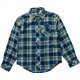L.L.Bean Flannel Shirt (Big Kids) Deep Admiral Blue ID-dVJWcrJ1