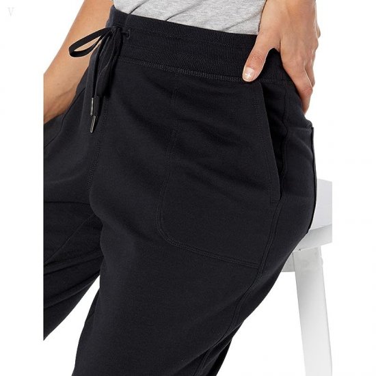 L.L.Bean Petite Bean\'s Cozy Joggers Midnight Black ID-S0mnuwBa