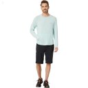 L.L.Bean Tropicwear Comfort Crew Long Sleeve Regular Pale Turquoise ID-oZRmq10U