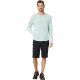 L.L.Bean Tropicwear Comfort Crew Long Sleeve Regular Pale Turquoise ID-oZRmq10U
