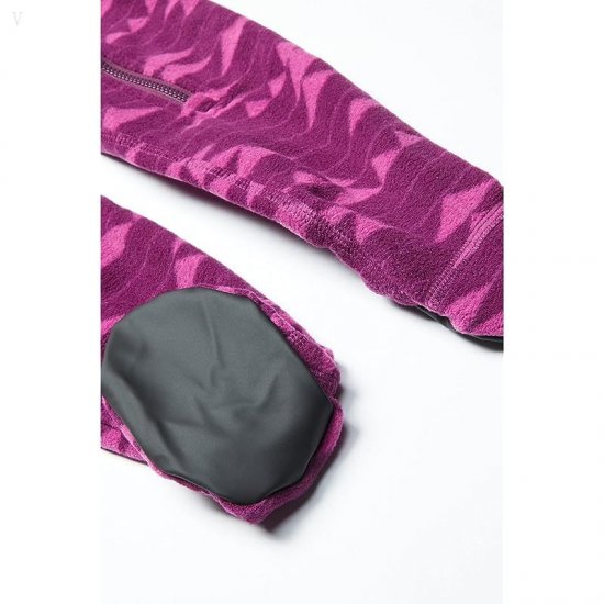 L.L.Bean Fitness Fleece Bunting (Infant) Plum Grape/Mountain Print ID-G96t9Ebi