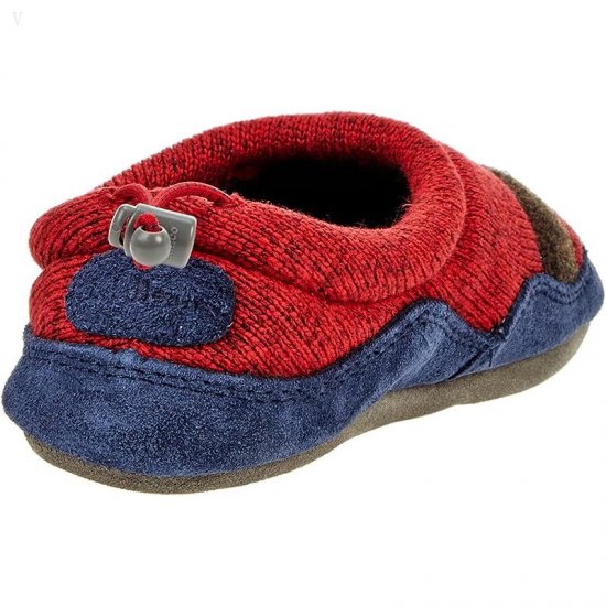 L.L.Bean Sweater Fleece Slipper Motif (Toddler/Little Kid/Big Kid) Deep Garnet Moose ID-rTycMPmU