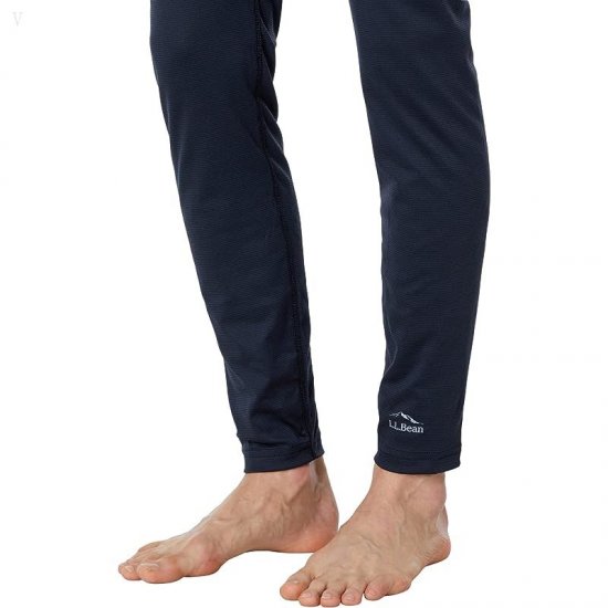 L.L.Bean Midweight Base Layer Pants Black ID-306Z6xKL