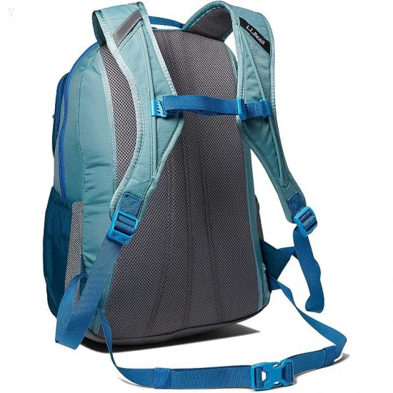 L.L.Bean 30 L Comfort Carry Laptop Pack Mineral Blue/Dark Lagoon ID-tHth3z1X