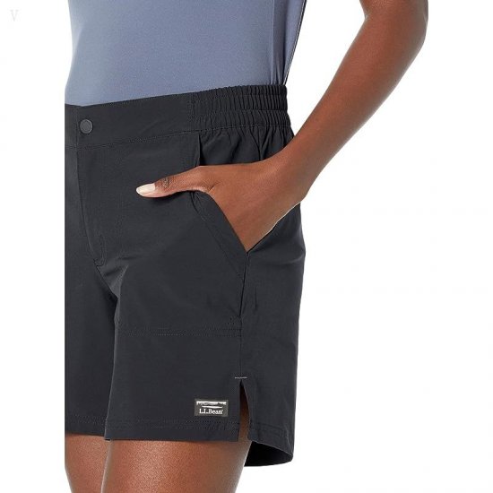 L.L.Bean Stretch UPF Shorts 6\\ Black ID-ftq5Msac