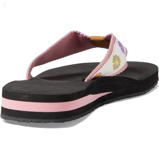 L.L.Bean Classic Maine Isle Flip-Flop 3 Motif Field Rose/Zinnia ID-kFYRNE1G