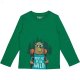 L.L.Bean Graphic Tee Glow in the Dark Long Sleeve (Little Kids) Lawn Green Hiking Bear ID-rBknY0Fr