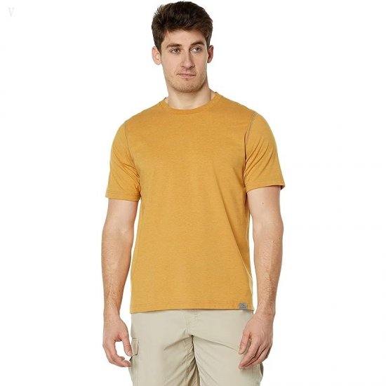 L.L.Bean Insect Shield Field Tee Short Sleeve Regular Dark Amber ID-dsNt9iJi