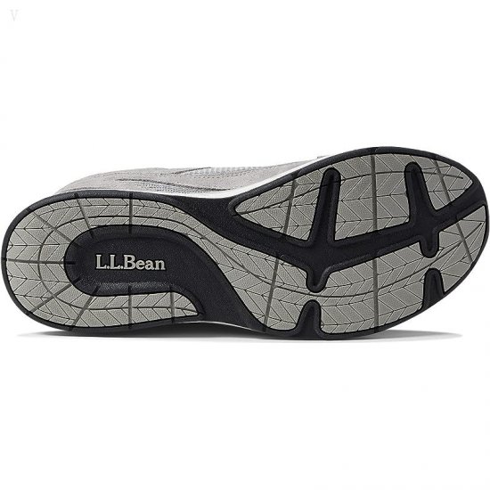L.L.Bean Bean\'s Comfort Fitness Walker Suede Mesh Frost Gray ID-7R3kbuns