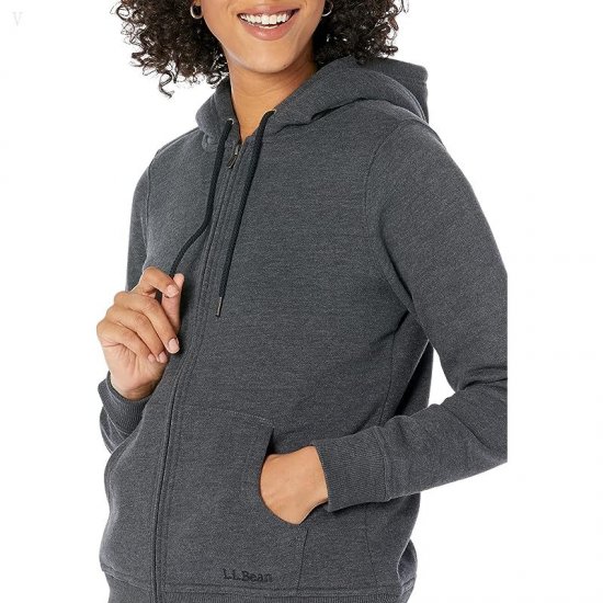L.L.Bean 1912 Sherpa-Lined Hoodie Charcoal Heather ID-fxsm1PFR