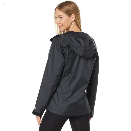 L.L.Bean Petite Trail Model Rain Jacket Fleece-Lined Black ID-li9z3Sev