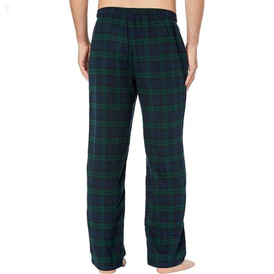 L.L.Bean Scotch Plaid Flannel Sleep Pants Regular Black Watch Tartan ID-26qHRW2t