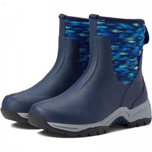 L.L.Bean All Season Wellie (Toddler/Little Kid/Big Kid) Nautical Navy Digi Camo ID-vDpvYXB7