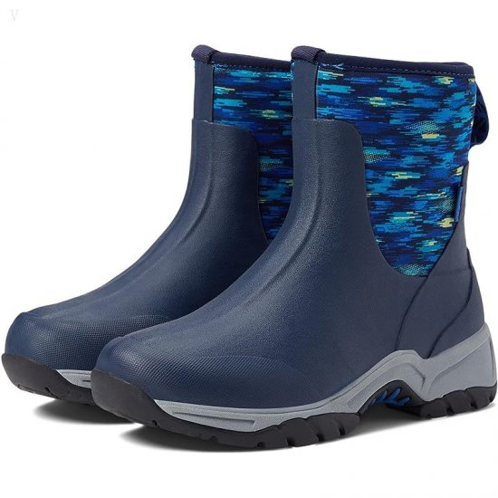 L.L.Bean All Season Wellie (Toddler/Little Kid/Big Kid) Nautical Navy Digi Camo ID-vDpvYXB7